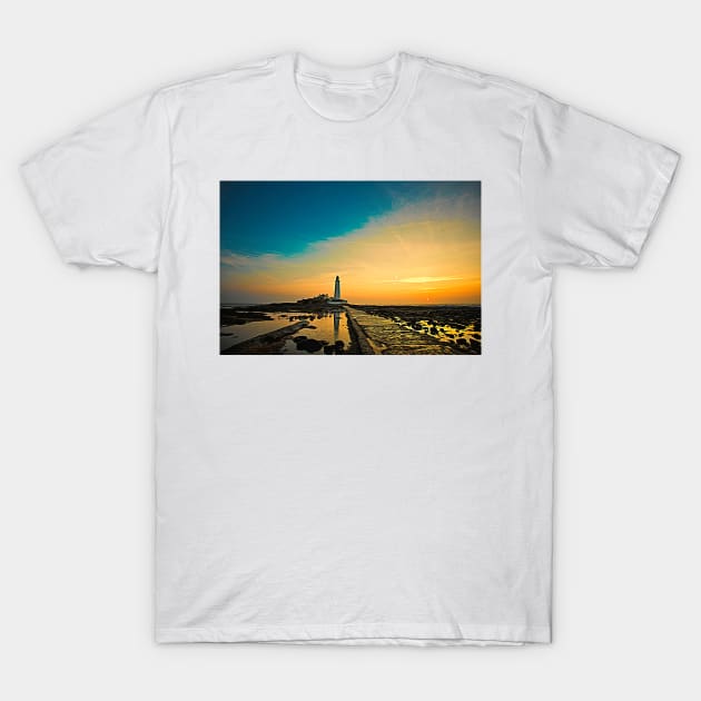 Artistic St Mary's Island T-Shirt by Violaman